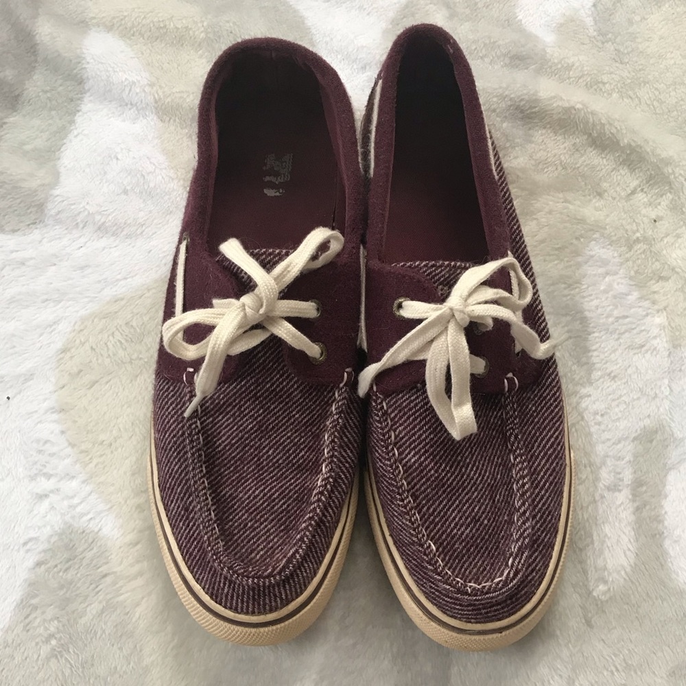 Purple Sperry Top Siders